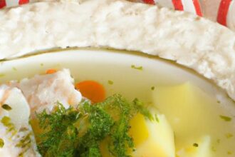 Hearty Fish Soup with Potatoes and Fresh Dill Delight