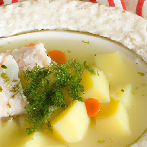 Hearty Fish Soup with Potatoes and Fresh Dill Delight