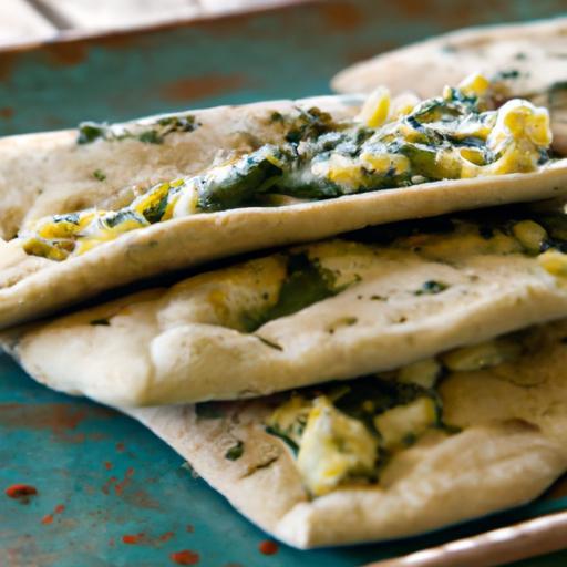 Green Goodness: How to Make Spinach Garlic Stuffed Flatbread