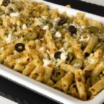 Mediterranean Magic: Greek-Style Pasta Bake with Feta & Olives