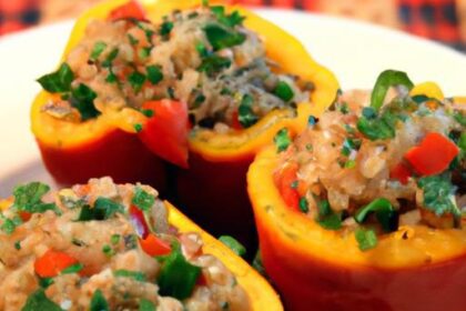 Quinoa-Stuffed Bell Pepper Bites: Nutritious Snack Idea