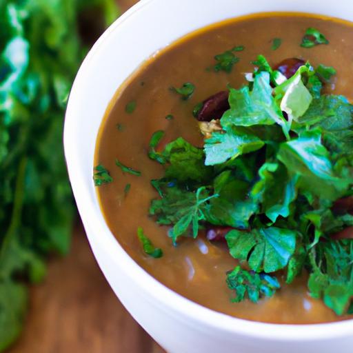 Nourishing lentil and greens soup: a hearty health boost