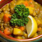 Golden Goodness: Squash & Lentil Stew with Turmeric Flair