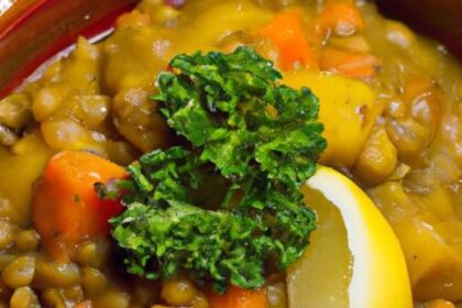 Golden Goodness: Squash & Lentil Stew with Turmeric Flair