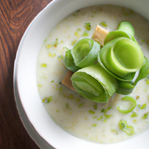 Creamy Vegan Leek and Potato ‌Soup:⁢ A Wholesome Delight