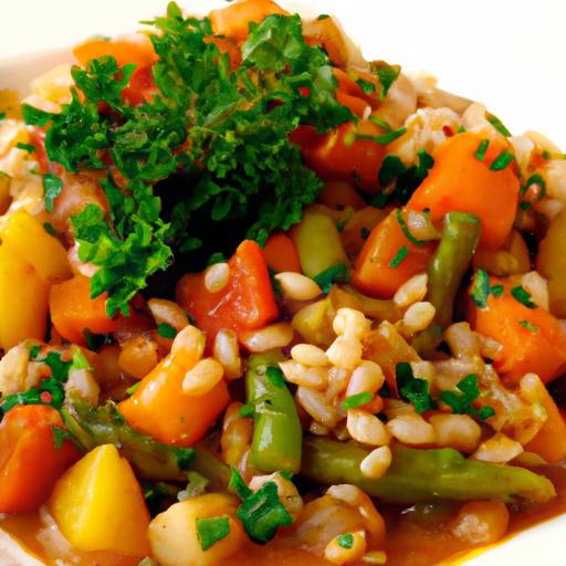 Wholesome Hearty Vegetable and Barley Stew to Warm You Up