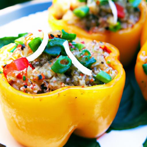Quinoa-Stuffed Bell Pepper Bites: Nutritious Snack Idea