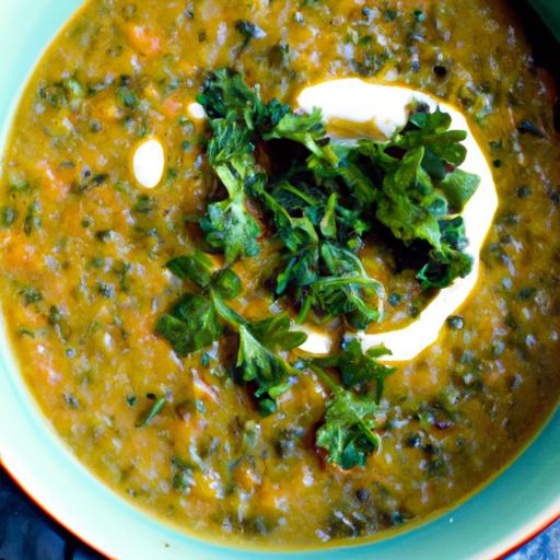 Nourishing lentil and greens soup: a hearty health boost