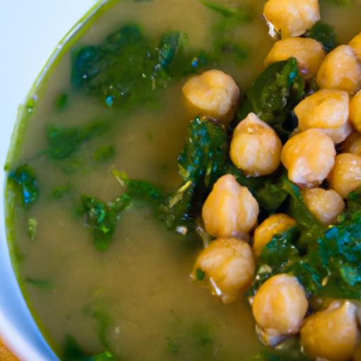 Zesty Chickpea & Spinach Soup: Brighten Your Bowl⁣ Today