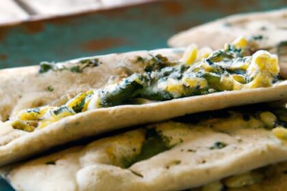 Green Goodness: How to Make Spinach Garlic Stuffed Flatbread