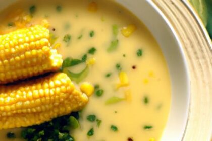 Golden Comfort: Exploring Sweetcorn and Potato Soup Bliss