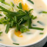 Silky Egg Drop Soup with Fresh Green Onions: A Simple Delight