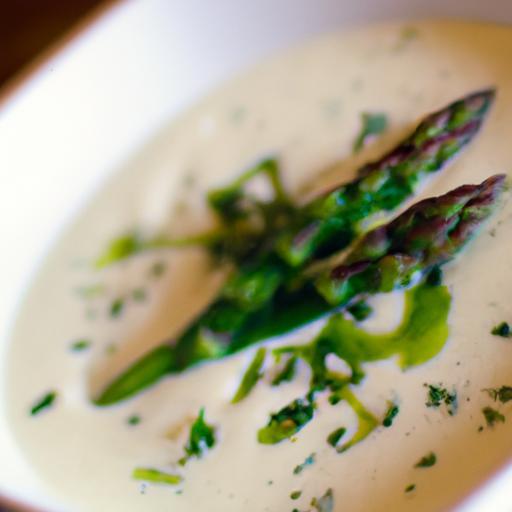 Creamy Asparagus & Potato Soup Infused with Garlic Bliss