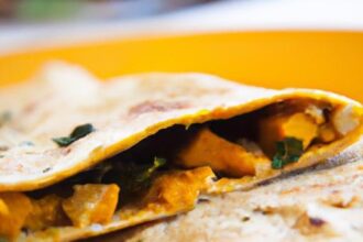 Nutritious Delight: Sweet Potato & Spinach Quesadilla Recipe