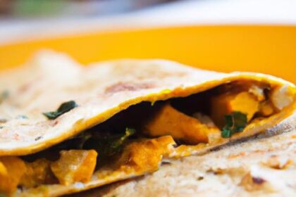 Nutritious Delight: Sweet Potato & Spinach Quesadilla Recipe