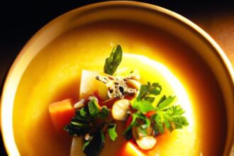 Velvety Squash & Apple Soup Infused with Warm Nutmeg