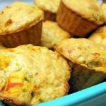 Cheesy Veggie-Packed Muffins: Savory Bites of Goodness