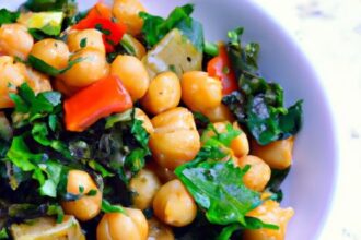 Hearty Vegetable Stew with Chickpeas and Nourishing Kale