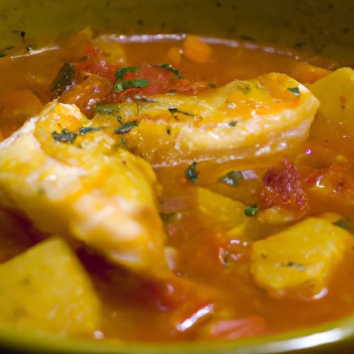 Savor the Flavor: Traditional Fish Stew with Saffron & Tomatoes
