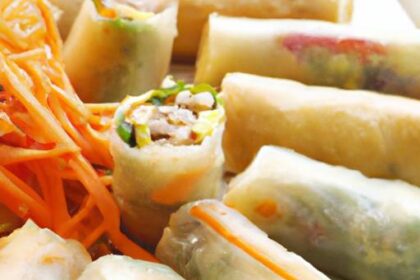 Crunchy Baked Veggie Spring Rolls: A Healthy Delight