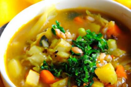 Hearty Vegetable Barley Soup: A Nutritious Comfort Bowl