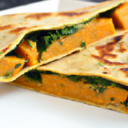Nutritious Delight: Sweet Potato & Spinach Quesadilla Recipe