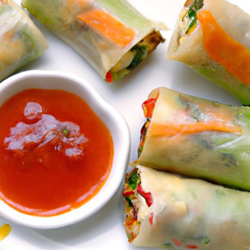 Crunchy Baked Veggie Spring Rolls: A healthy Delight
