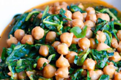 Hearty Spinach and Chickpea Stew with Smoky Paprika Flair