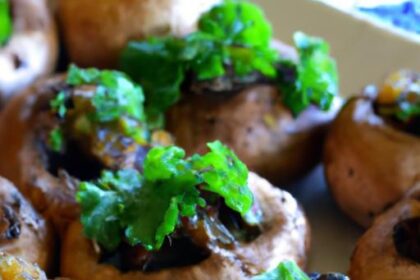 Hearty & Healthy Stuffed Mushrooms: A Nutritious Delight