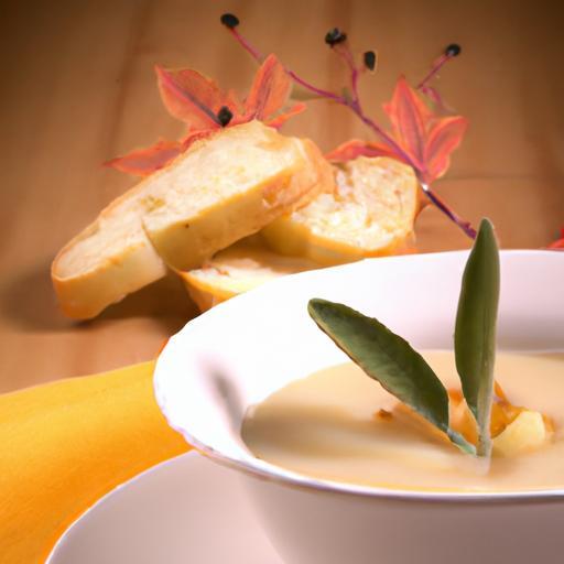 Wholesome Parsnip & Apple Soup Infused with Sage Delight