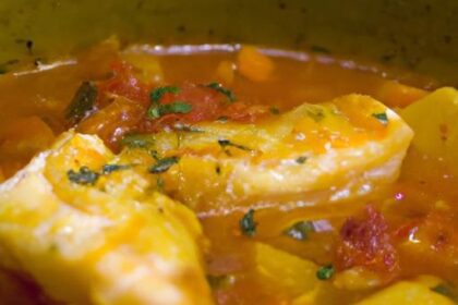 Savor the Flavor: Traditional Fish Stew with Saffron & Tomatoes
