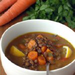 Hearty Lentil Soup with Carrots and Celery: A Nutritious Delight