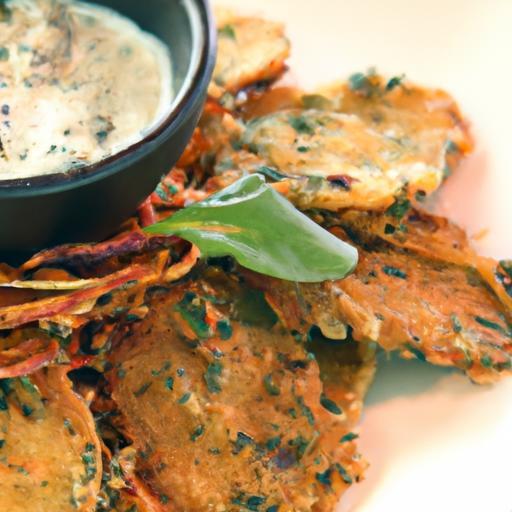 Crispy Eggplant Fries Paired with Zesty Herbed Yogurt Dip