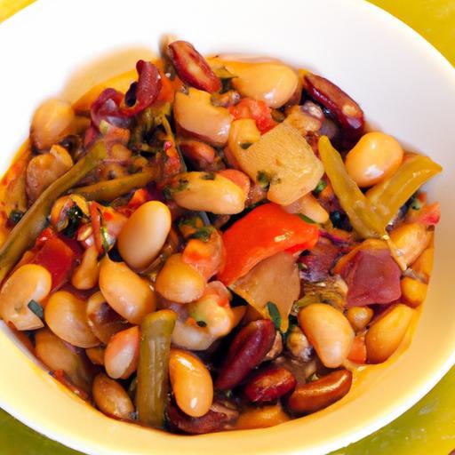 Hearty Winter Bean Stew: A Cozy Vegetable Delight