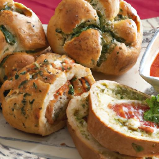 Stuffed Bread Delights: Savory Bites Filled with Flavor