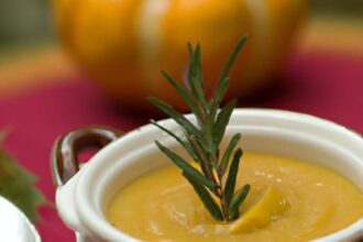Autumn Bliss: Squash & Apple Soup with a Nutmeg Twist