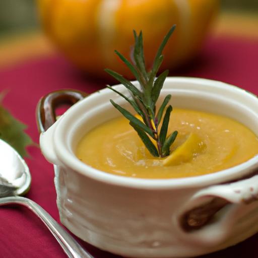 Autumn Bliss: Squash & Apple Soup with a Nutmeg Twist