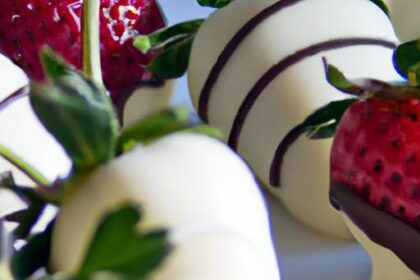 Decadent Delight: The Art of White Chocolate Strawberries