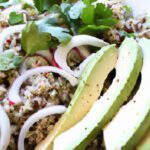 Fresh Avocado & Quinoa Salad with Zesty Cilantro Dressing