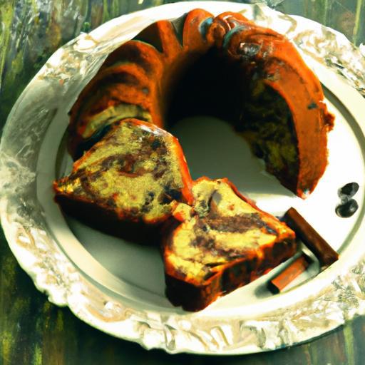 Swirl Delight: The Art of Choco-Hazelnut Marble Cake