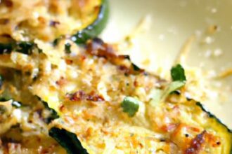 Golden Baked Zucchini with Parmesan: A Crispy Delight
