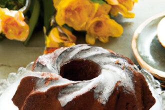 Blooming Flavors: Rose & Cardamom Bundt Cake Delight