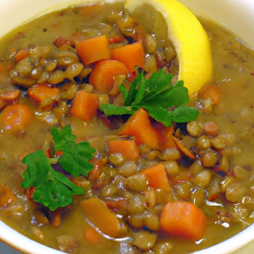 Hearty Lentil Soup with Carrots and Celery: A Nutritious Delight