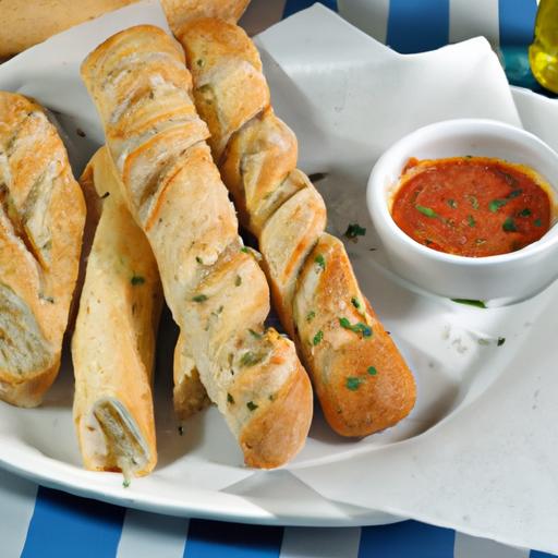 Golden Cheesy Garlic Breadsticks Perfect‍ for ⁤Marinara Dip