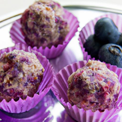 Tiny Blueberry Protein Bites: Power-Packed Snack Boosts