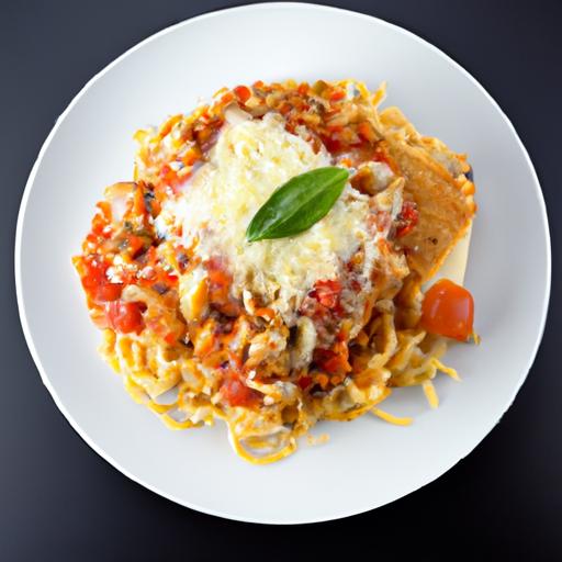 Hearty Baked Spaghetti: Ground Turkey meets Mozzarella Magic