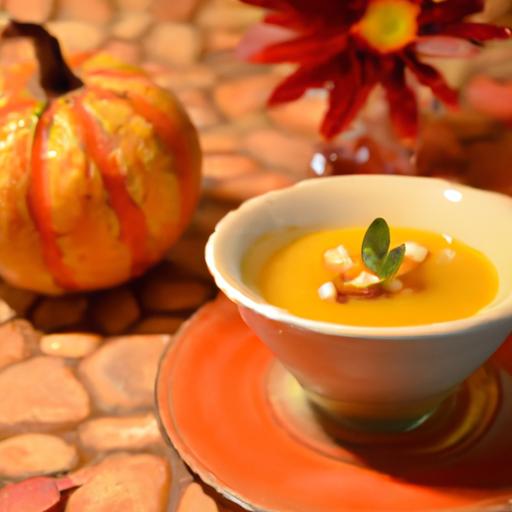 Autumn Bliss: Squash & Apple Soup with a Nutmeg Twist