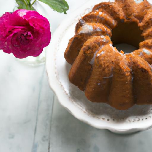 Blooming Flavors: Rose & cardamom Bundt Cake Delight