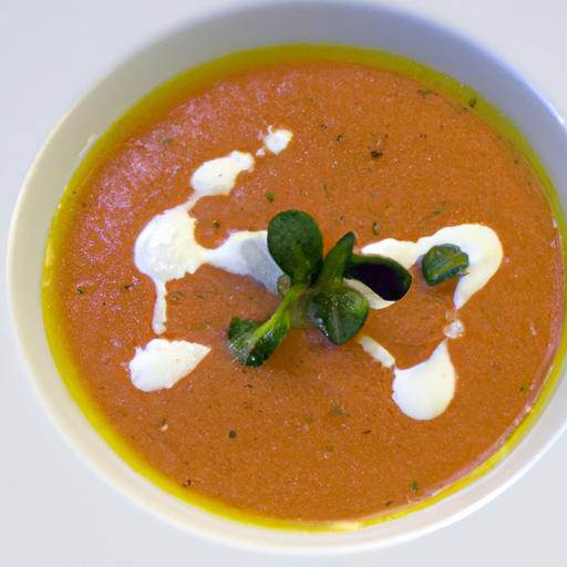 Savor the Flavors: Tomato & Zucchini Soup with Thyme‌ Twist