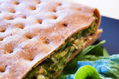 Green Goodness: Vegan Spinach-Stuffed Flatbreads Delight